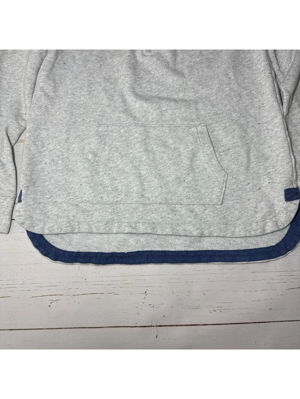 Vineyard Vines Heathered Pouch Pocket Shep Shirt 1/4 Zip Pullover Sweatshirt MED